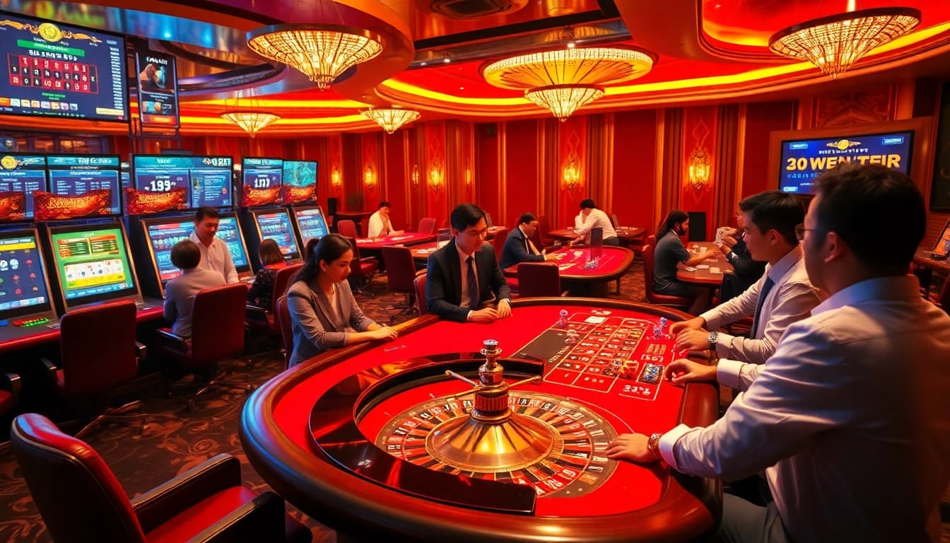 Vivez l'excitation du casino en ligne Français 2026 avec des tables de casino vibrantes et un gameplay captivant.
