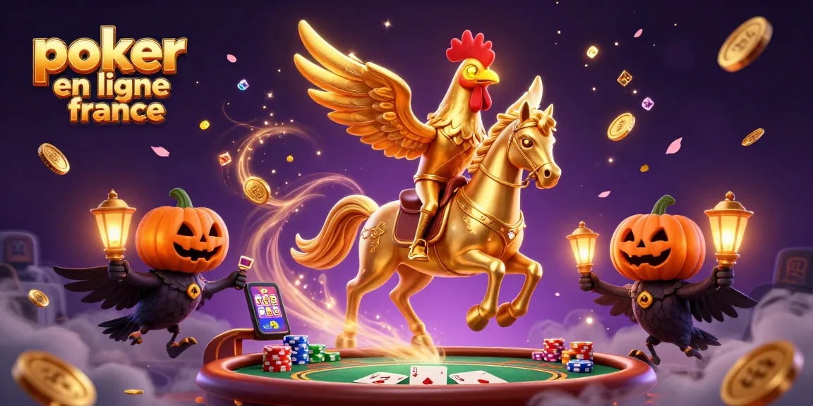 Jouez au poker en ligne en France avec une animation captivante de casino.