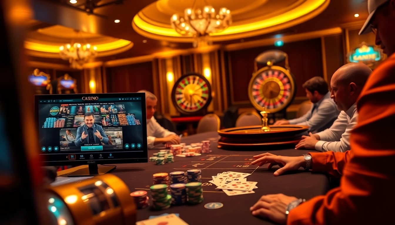 Ressentez l'adrénaline de gagner dans un casino en ligne argent réel France avec une scène dynamique de jeu de poker.