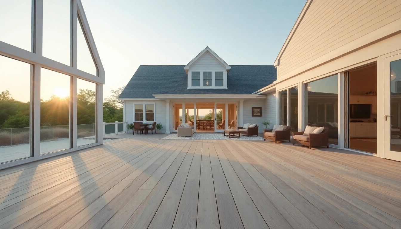 Cape Cod home addition showcases spacious design with natural lighting and coastal ambiance.