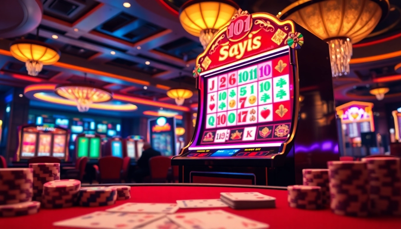 Experience the excitement of the Mahjong slot demo with vibrant casino elements and dynamic gameplay.