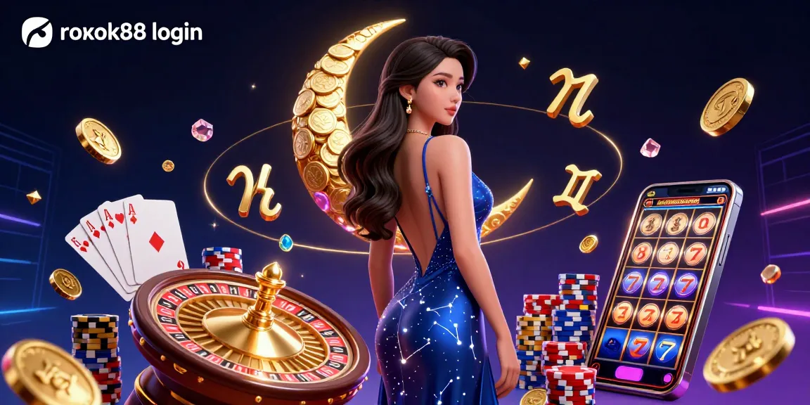 Experience a thrilling moment with rokok88 login as dazzling coins and slots come to life.