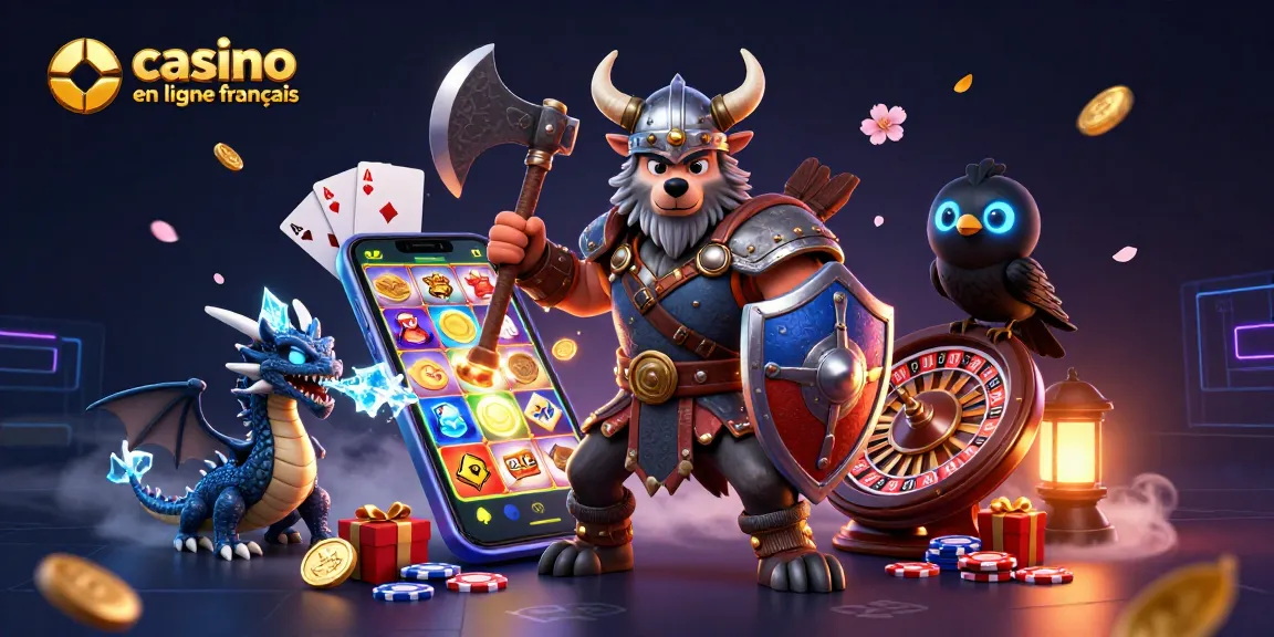Jouer au casino en ligne français avec des machines à sous et des jeux animés.