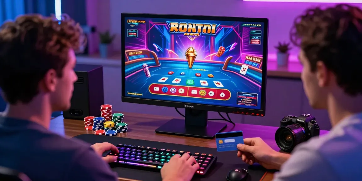 Engaging online casino experience at scoarch.org.uk with player using credit card for gameplay.