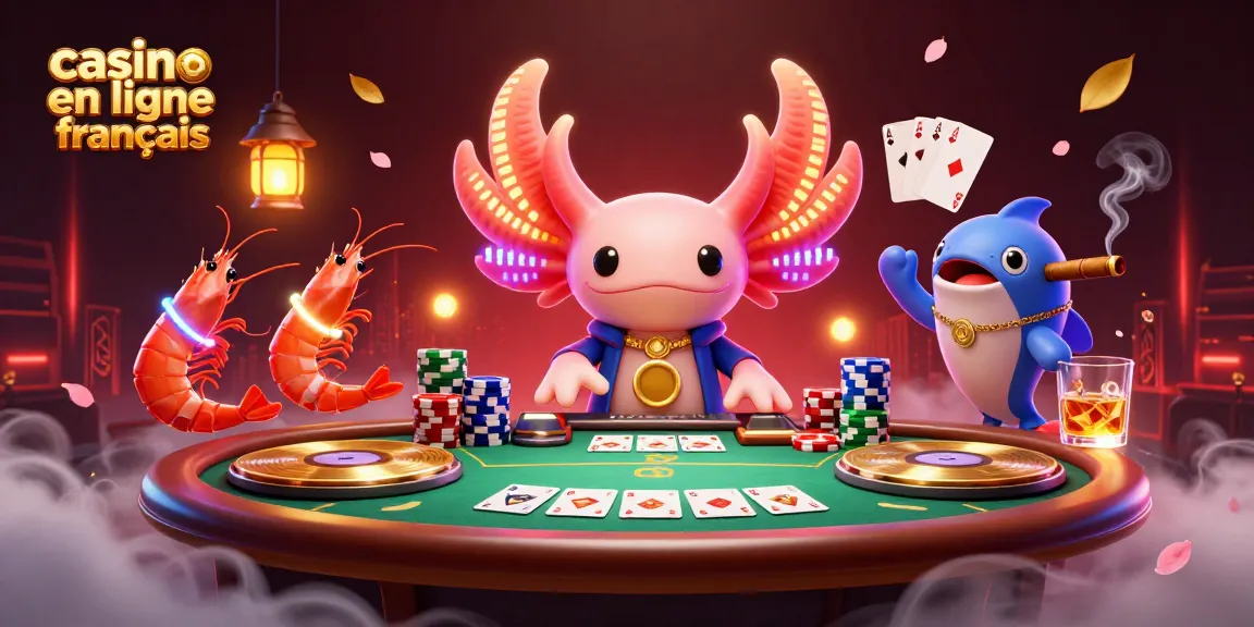 Profitez du casino en ligne français avec un DJ axolotl et une frénésie de jeux animés.