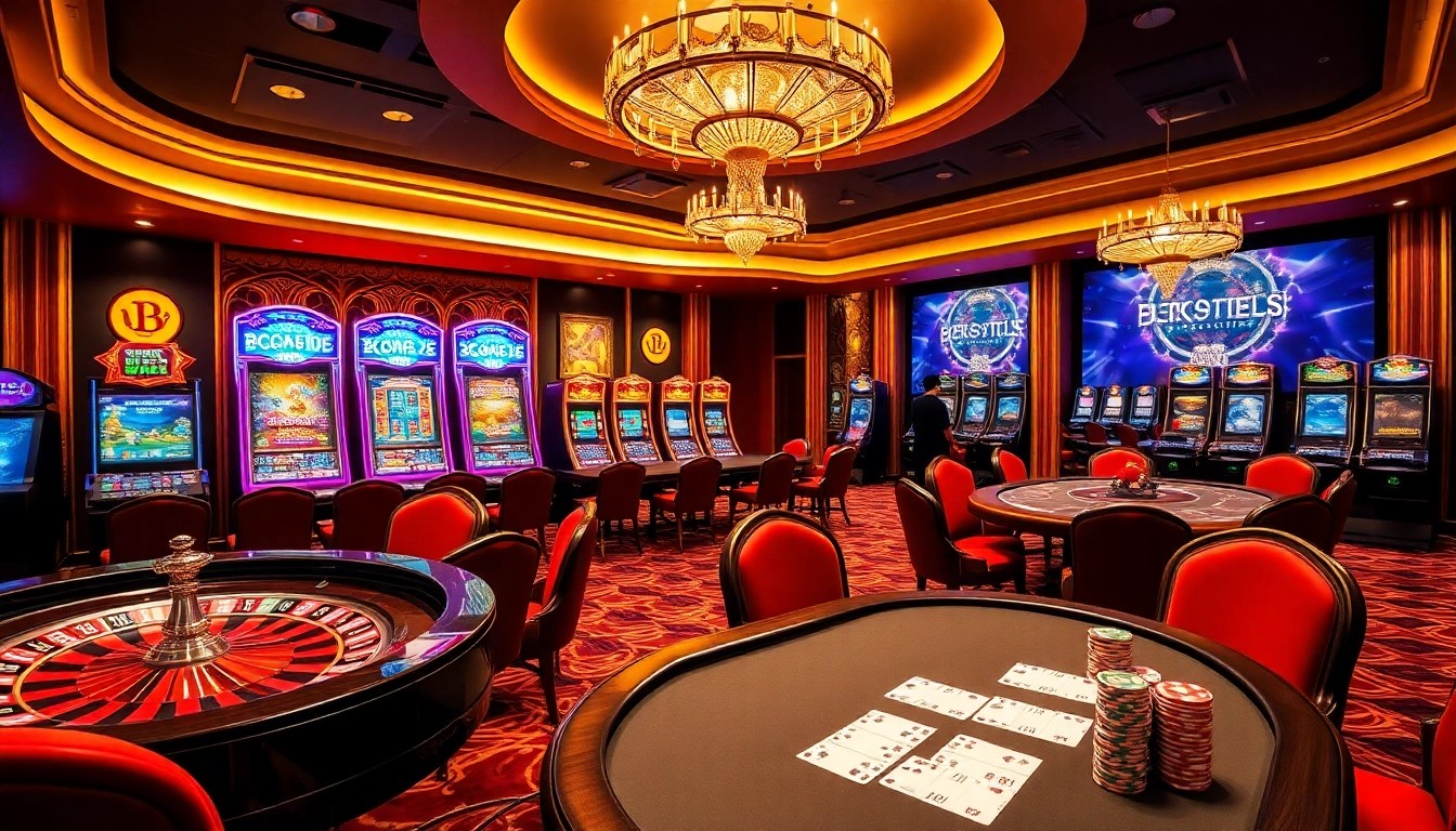 Vivez l'excitation du casino en ligne français avec des machines à sous vibrantes et des tables de poker élégantes.