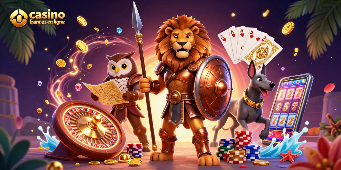 Profitez des meilleures expériences de jeux dans un casino francais en ligne, avec des personnages animés et des jeux captivants.