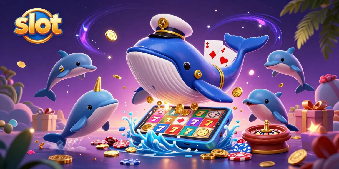 Experience thrilling slot action with vibrant characters and dynamic game elements in this 3D casino scene.