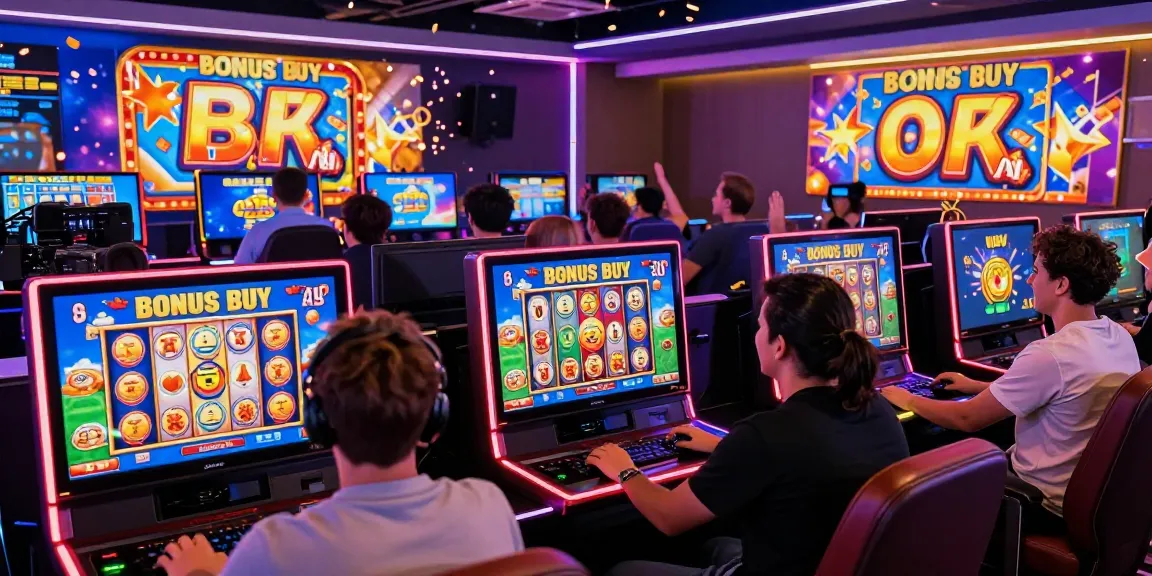 Exciting Bonus Buy slots experience at https://aboutderbyshire.co.uk with diverse players enjoying vibrant digital games and big win celebrations.