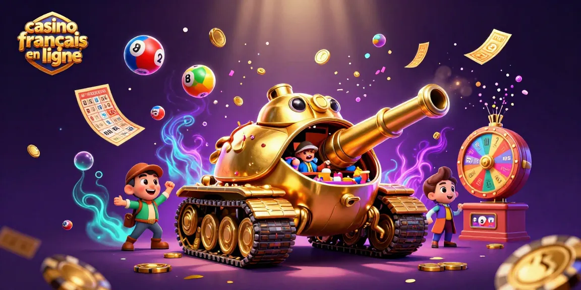 Explorez le monde fascinant du casino francais en ligne avec un tank 3D spectaculaire.