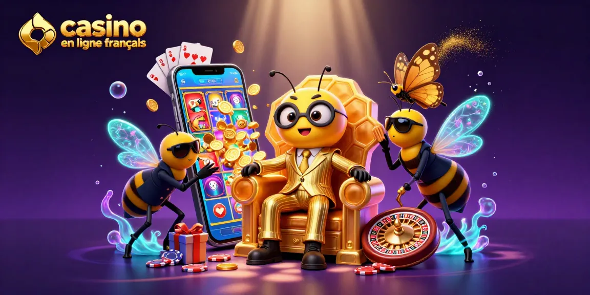Découvrez le monde des jeux avec casino en ligne francais dans cette scène vibrante et animée.