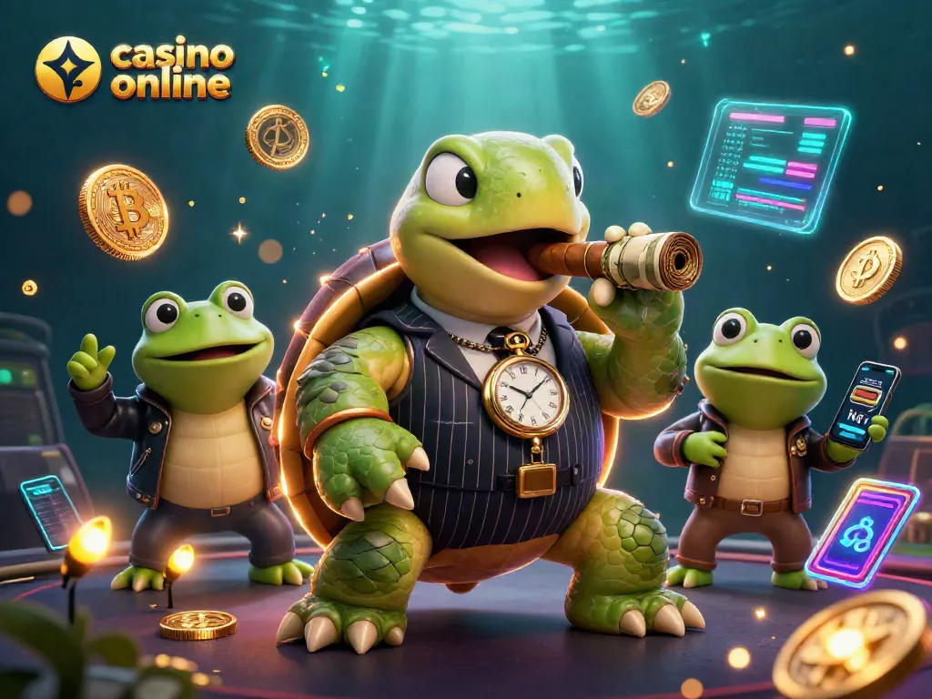 Disfruta de juegos de casino online con este emocionante diseño 3D lleno de acción.