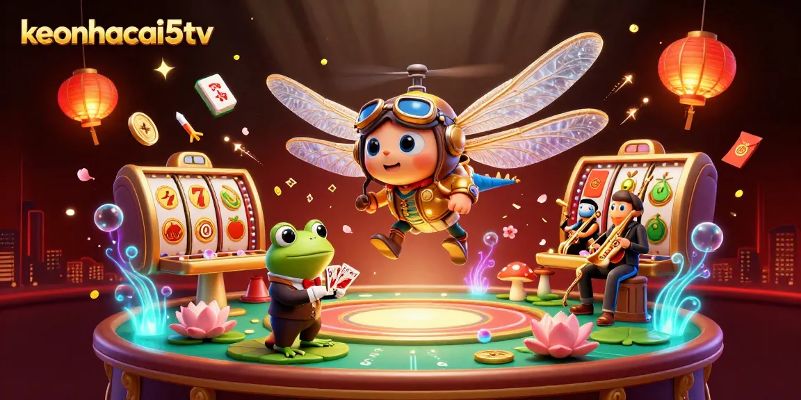 Engage with exciting games at keonhacai5tv casino featuring vibrant 3D illustrations.