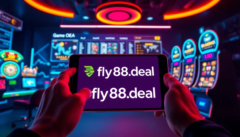 fly88.deal online betting platform showcasing vibrant gaming options and engaging interface.