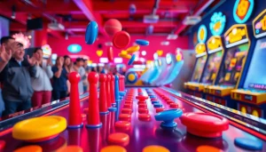 Demo plinko menampilkan pegs berwarna-warni dan disk saat jatuh, menciptakan suasana permainan yang menarik.