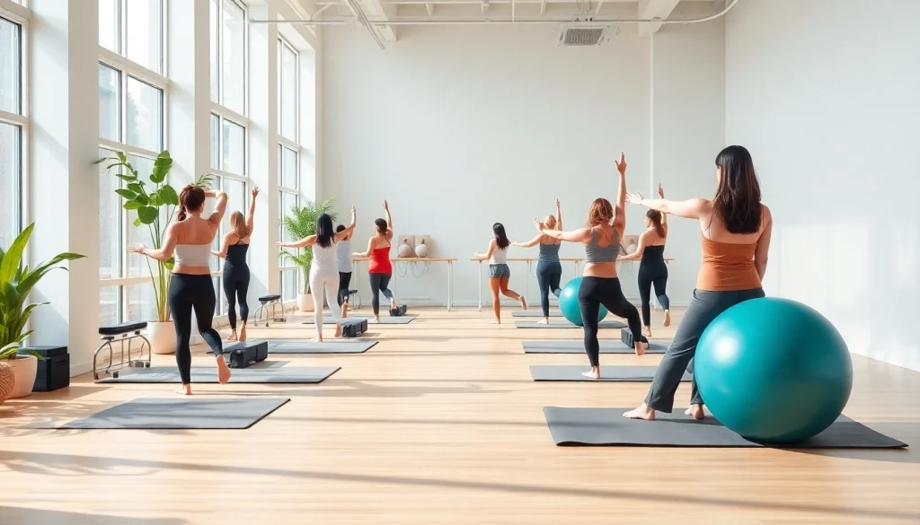 台東区のピラティススタジオ。多様な参加者と専門的な雰囲気、最新鋭の設備を備える。