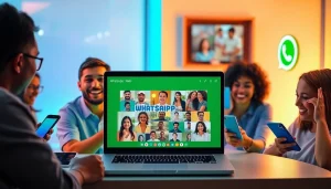 在快连官网展示的 WhatsApp Web 功能，好友们享受无缝通信与连接。