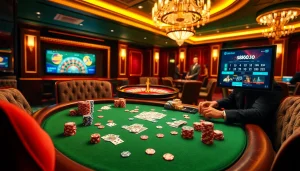 Experience thrilling gameplay at s88a.io with rich poker chips and a vibrant casino atmosphere.