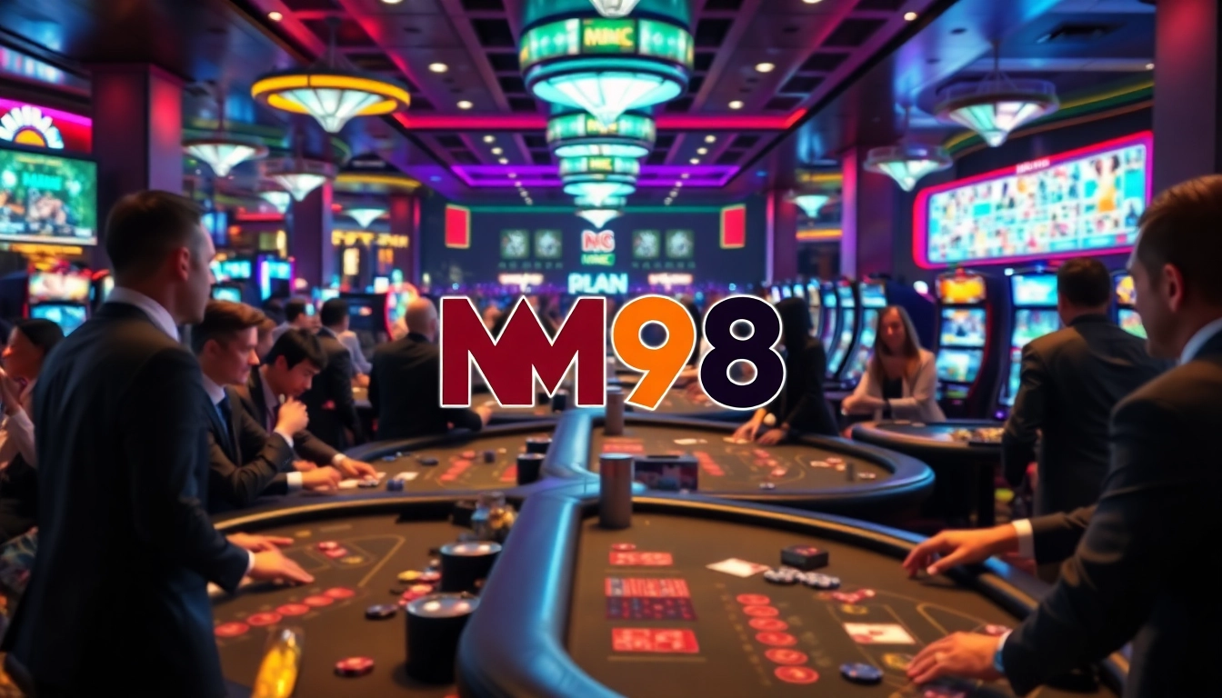 การเล่นที่ M98 casino กับผู้เล่นที่ตื่นเต้น และบรรยากาศที่เต็มไปด้วยสีสัน