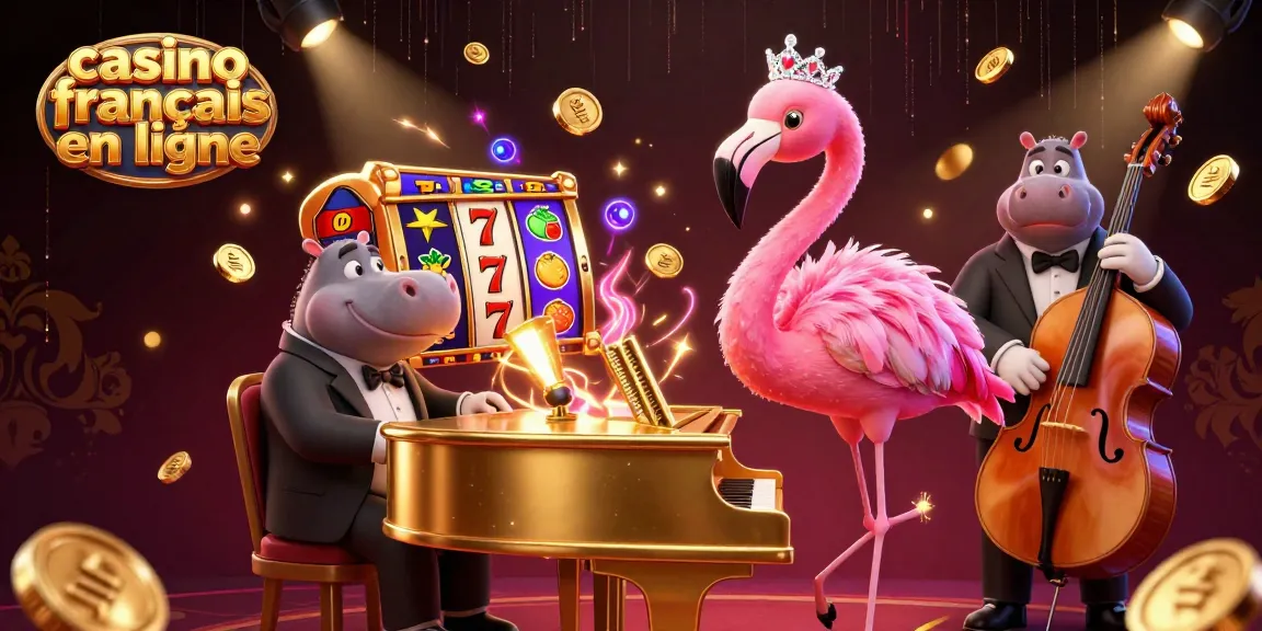 Gagnez au casino français en ligne avec des machines à sous colorées et une ambiance festive.