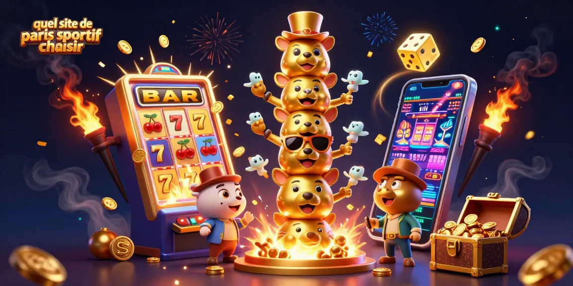 Quel site de paris sportif choisir avec un totem animé et un jackpot de machines à sous.